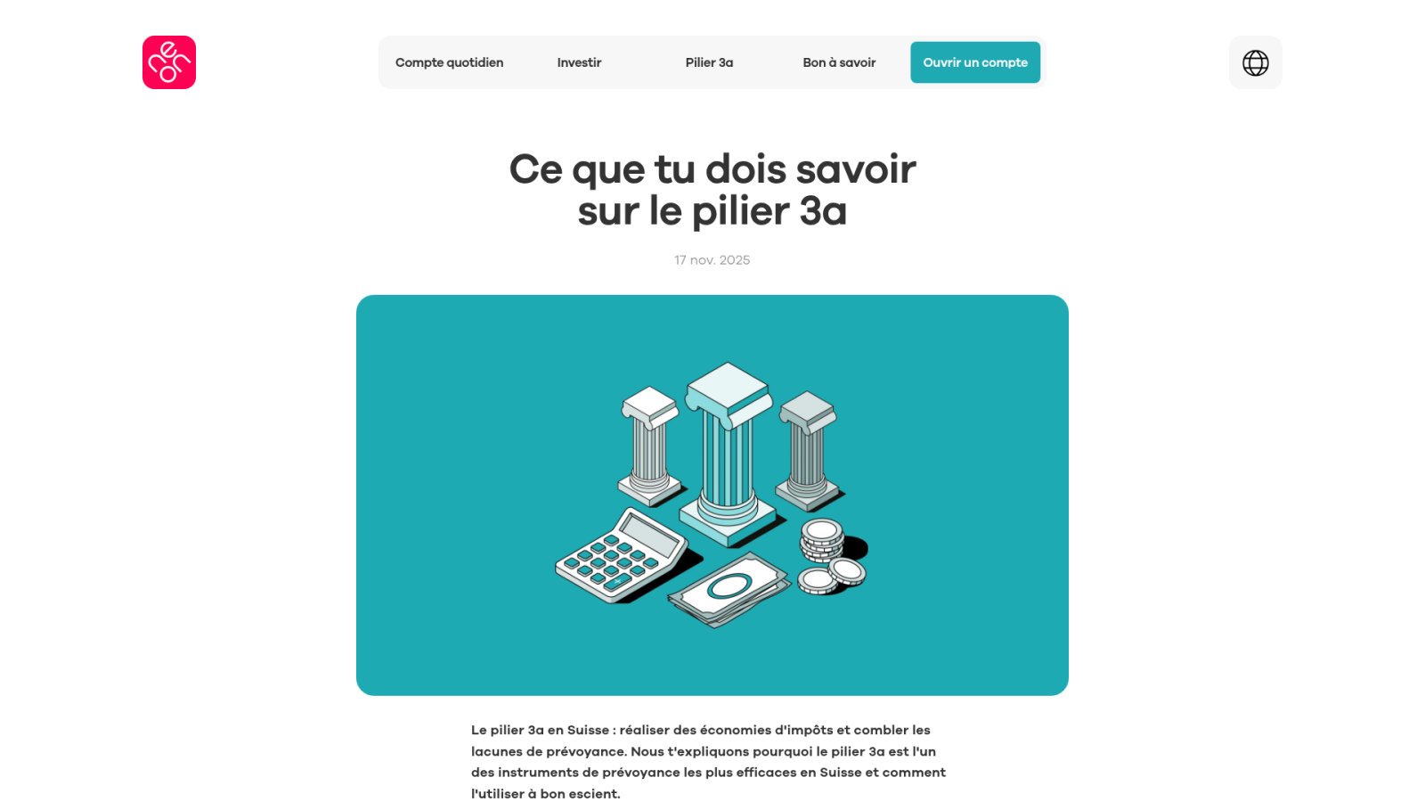Avantages fiscaux et fonctionnement du Pilier 3a intégré